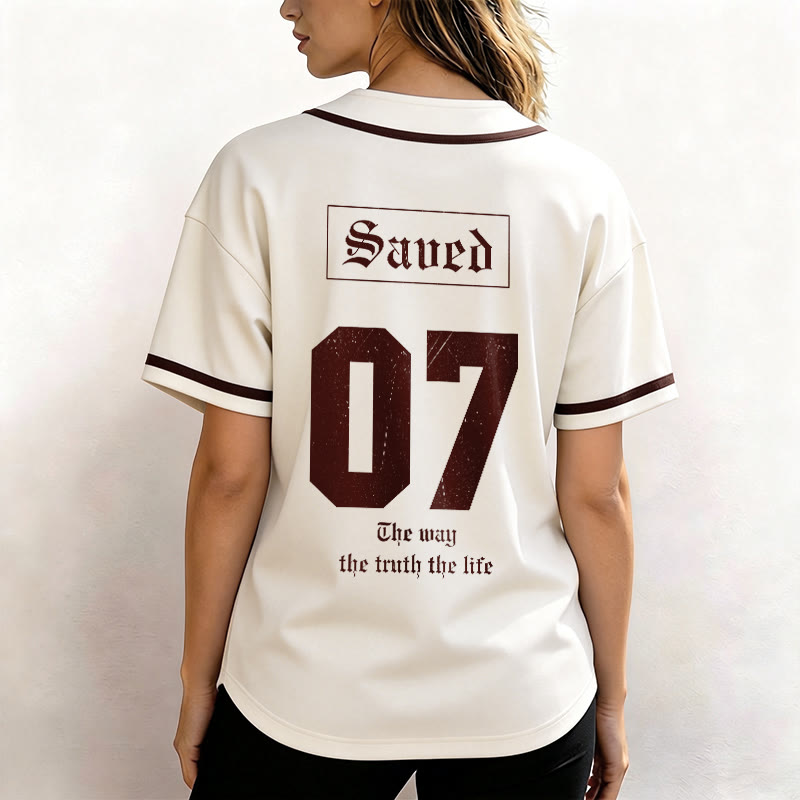 Christianartworkshop Der Weg, die Wahrheit, das Leben, der Glaube – Baseballtrikot - image 4
