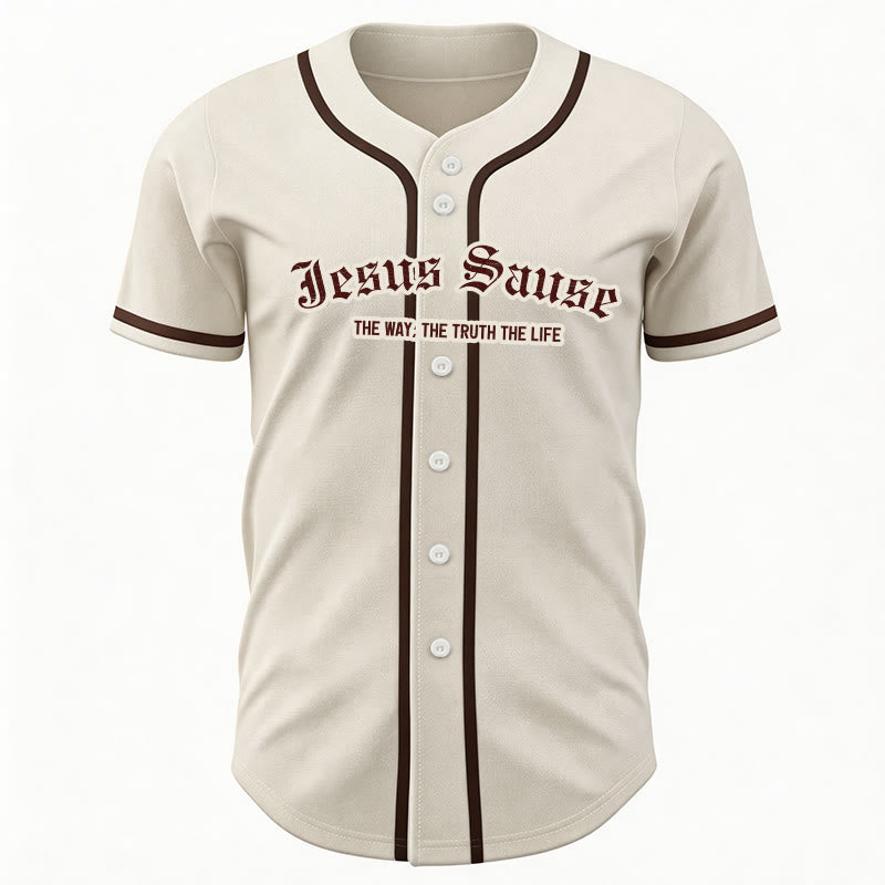Christianartworkshop Der Weg, die Wahrheit, das Leben, der Glaube – Baseballtrikot - image 5