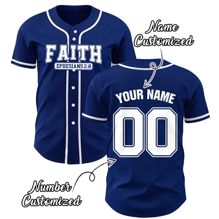 Christianartworkshop Baseballtrikot mit individuellem Namen und Nummer - image 0