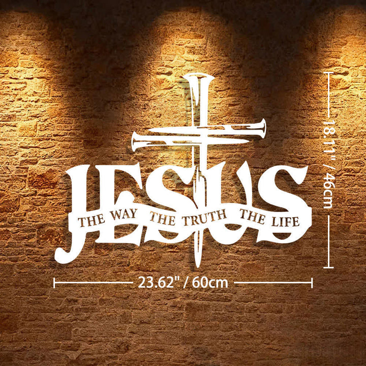 Christianartworkshop Wanddekoration aus Metall: Jesus und Kreuz – Wohnaccessoires - image 37