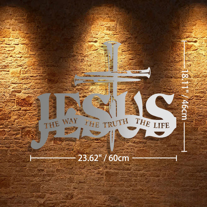 Christianartworkshop Wanddekoration aus Metall: Jesus und Kreuz – Wohnaccessoires - image 30