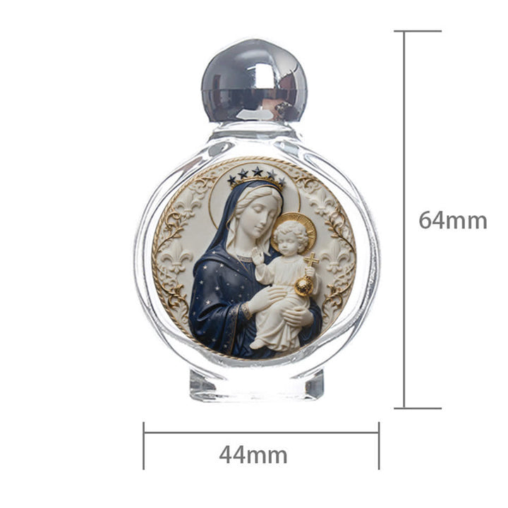 Christianartworkshop Katholische Ikone Weihwasserflasche: Religiöse Kunst für Zuhause und Kirche - image 19