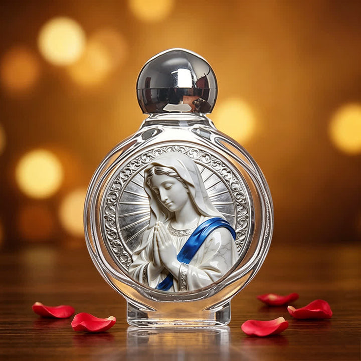 Christianartworkshop Katholische Ikone Weihwasserflasche: Religiöse Kunst für Zuhause und Kirche - Wundermedaille - image 17