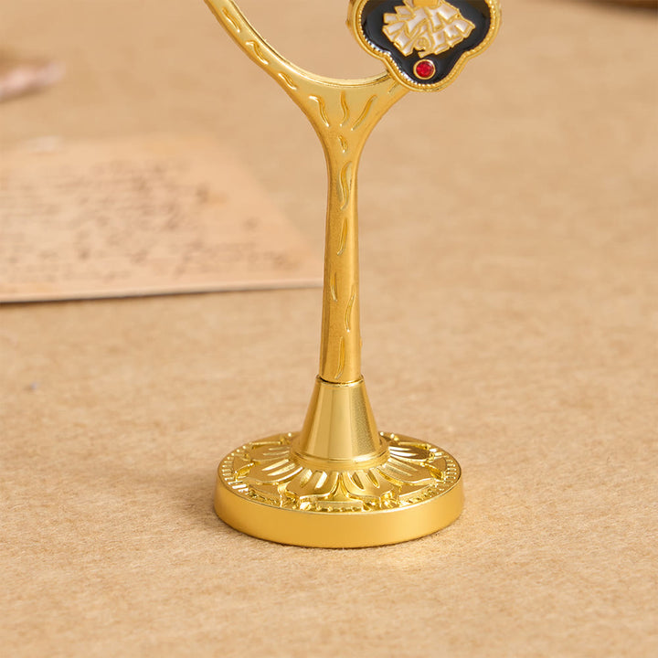 Christianartworkshop Lebensbaum-Tischdekoration mit hängendem Kruzifix-Anhänger: Ein Symbol der Hingabe und Erneuerung - image 7