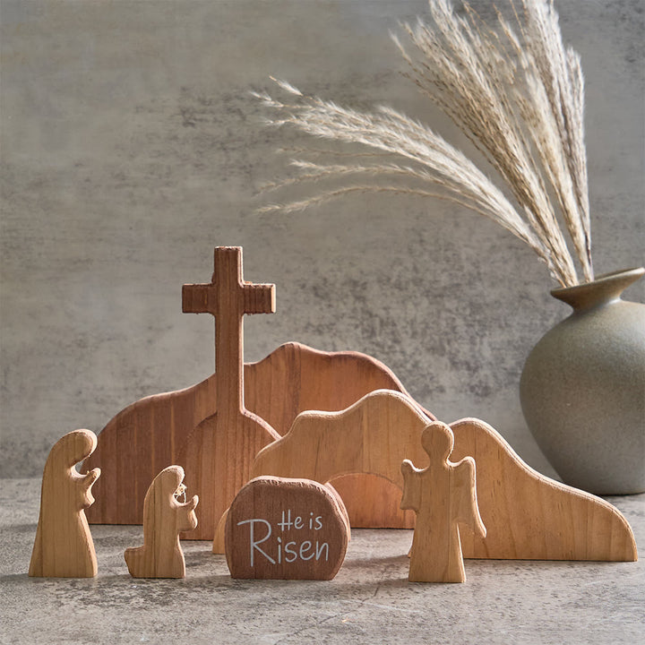 Christianartworkshop Er ist auferstanden – Osterdekoration mit dem leeren Grab – Feiern Sie den Geist der Auferstehung - Er ist auferstanden – D - image 6