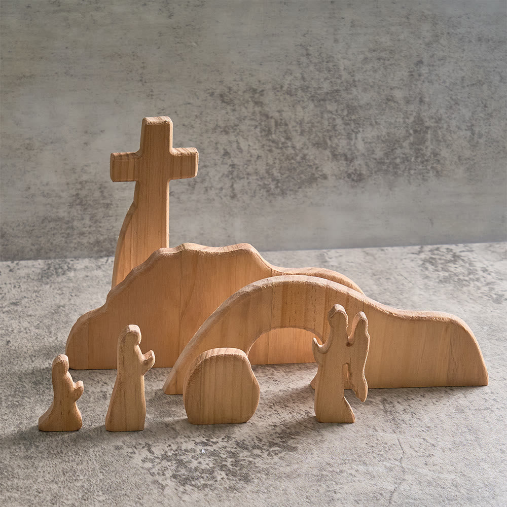 Christianartworkshop Er ist auferstanden – Osterdekoration mit dem leeren Grab – Feiern Sie den Geist der Auferstehung - image 1