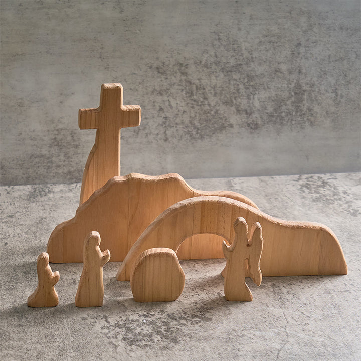 Christianartworkshop Er ist auferstanden – Osterdekoration mit dem leeren Grab – Feiern Sie den Geist der Auferstehung - image 1