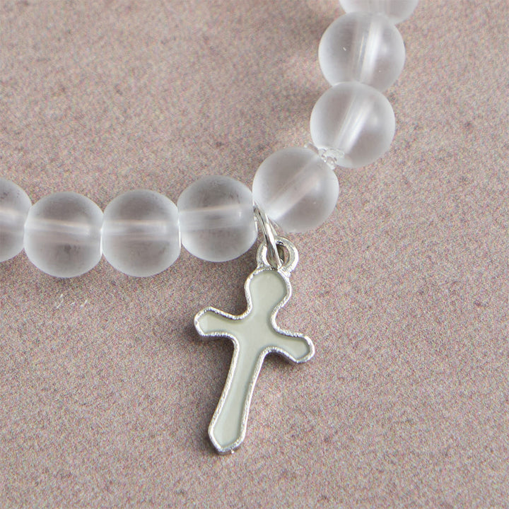 Christianartworkshop Leuchtende, farblich abgestimmte Perlenarmbänder mit magnetischem Herzverschluss: Ein Symbol für gemeinsamen Glauben und geteilte Liebe - image 8