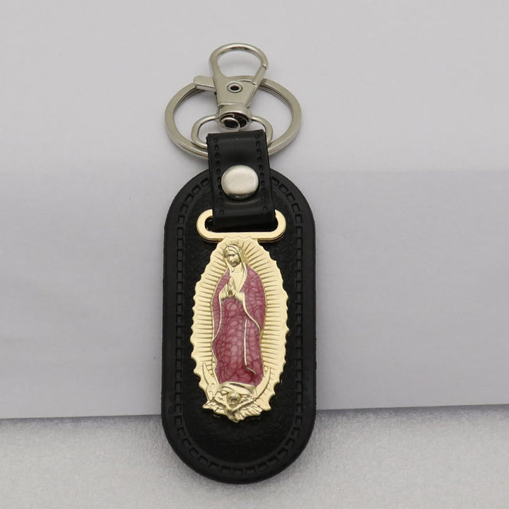 Christianartworkshop Andachtsanhänger Unserer Lieben Frau von Guadalupe: Symbol marianischer Gnade und spirituellen Schutzes - Rosa Gewand & Unsere Liebe Frau - image 6