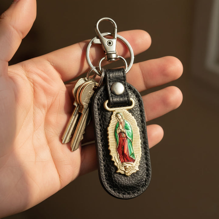 Christianartworkshop Andachtsanhänger Unserer Lieben Frau von Guadalupe: Symbol marianischer Gnade und spirituellen Schutzes - image 0