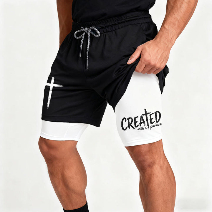 Christianartworkshop Zweckmäßig entwickelte, leistungsfähige Shorts mit Lagenstruktur - image 4