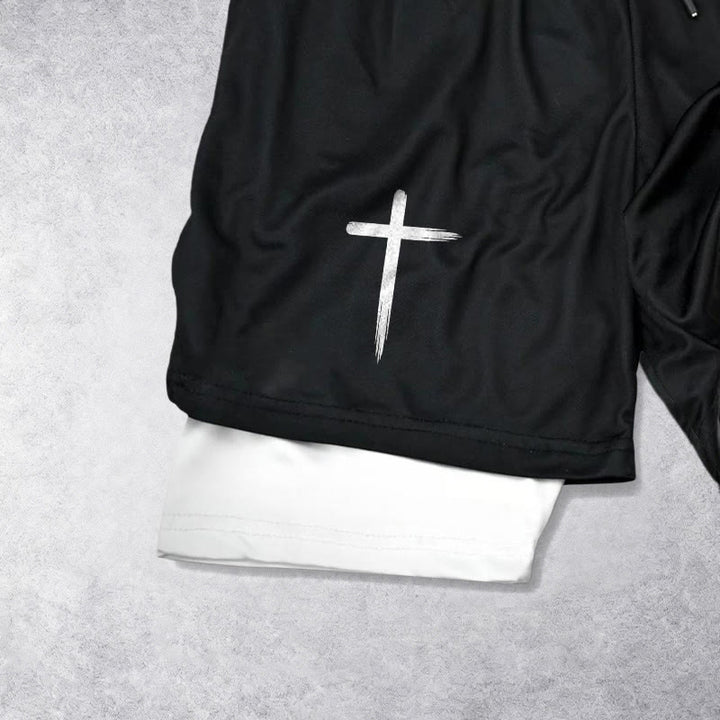 Christianartworkshop Zweckmäßig entwickelte, leistungsfähige Shorts mit Lagenstruktur - image 5