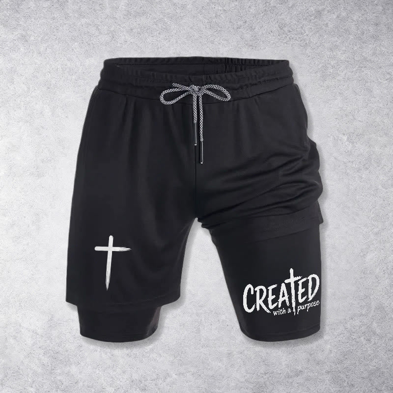 Christianartworkshop Zweckmäßig entwickelte, leistungsfähige Shorts mit Lagenstruktur - Schwarz - 3XL - image 9