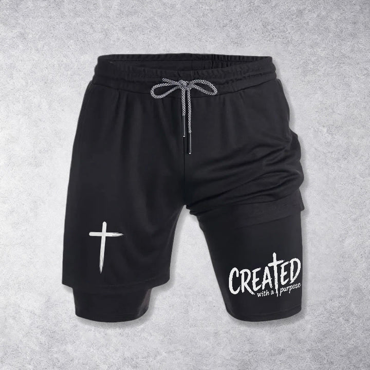 Christianartworkshop Zweckmäßig entwickelte, leistungsfähige Shorts mit Lagenstruktur - Schwarz - 3XL - image 9