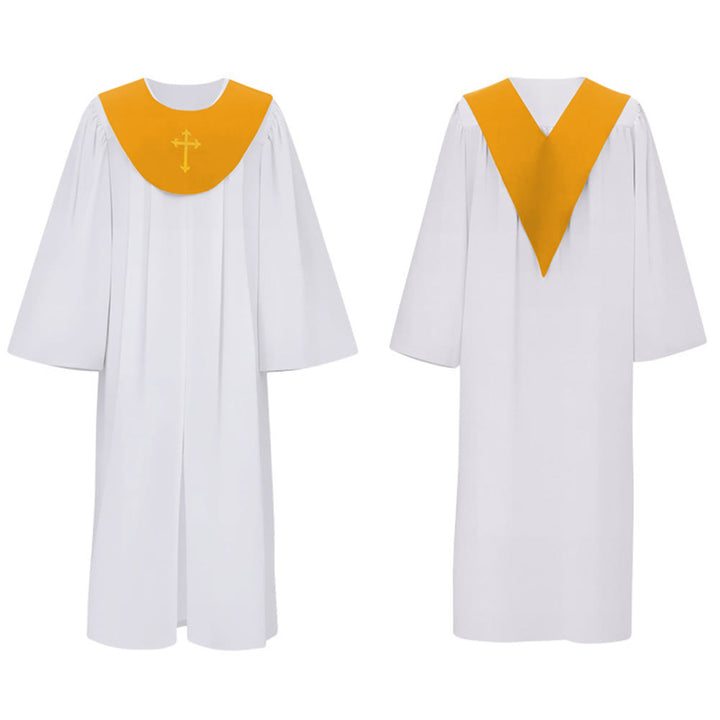 Christianartworkshop Göttliche Priesterrobe für religiöse Zeremonien - Joch mit Kreuzakzent - image 16