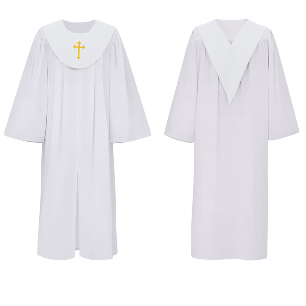 Christianartworkshop Göttliche Priesterrobe für religiöse Zeremonien - Joch mit Kreuzakzent - image 3