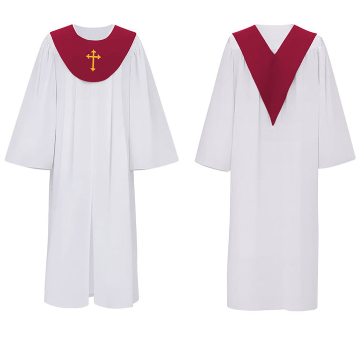 Christianartworkshop Göttliche Priesterrobe für religiöse Zeremonien - Joch mit Kreuzakzent - image 22