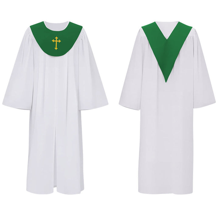 Christianartworkshop Göttliche Priesterrobe für religiöse Zeremonien - Joch mit Kreuzakzent - image 27