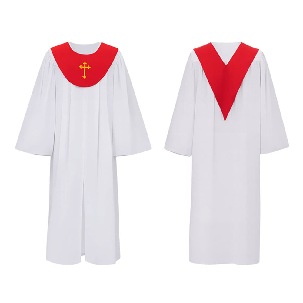 Christianartworkshop Göttliche Priesterrobe für religiöse Zeremonien - Joch mit Kreuzakzent - image 6