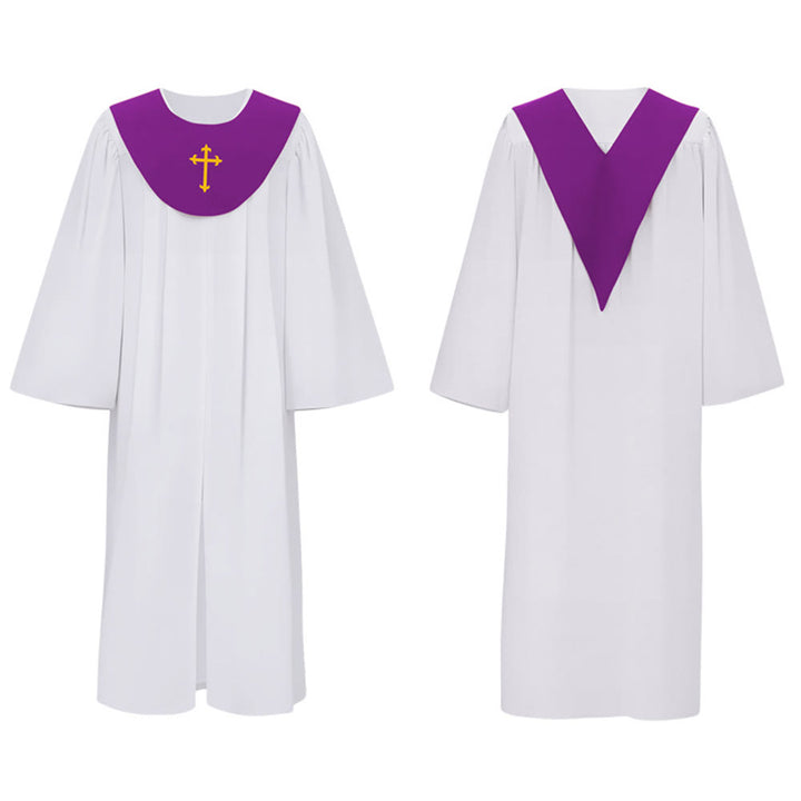 Christianartworkshop Göttliche Priesterrobe für religiöse Zeremonien - Joch mit Kreuzakzent - image 25
