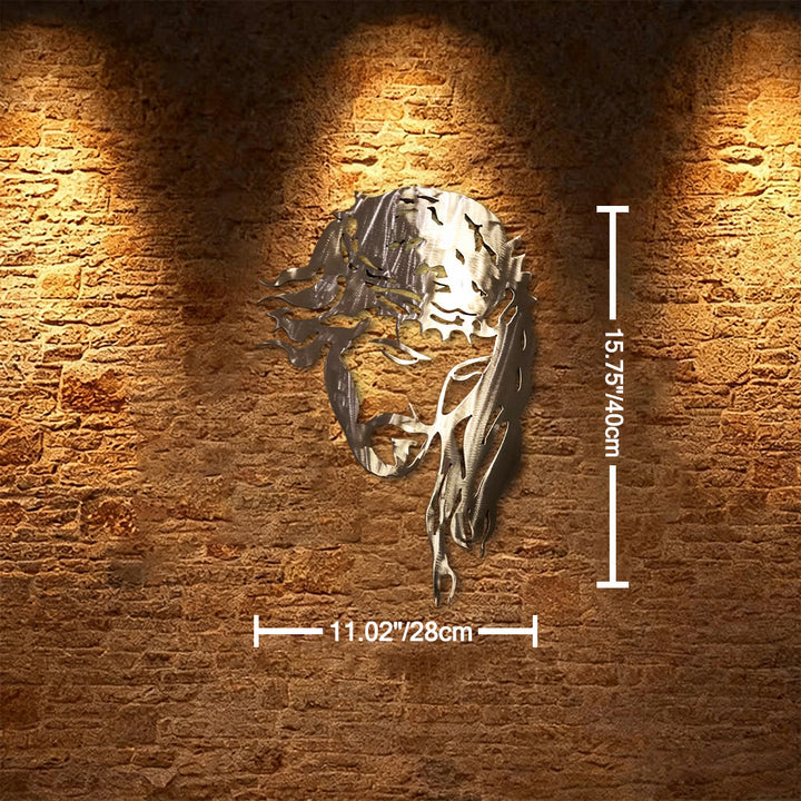 Christianartworkshop Jesus mit Dornenkrone – Wanddekoration aus Metall: Ein Symbol seines Leidens und seiner Herrlichkeit - 11,02''*15,75''*0,04''/28cm*40cm*0,1cm - image 6