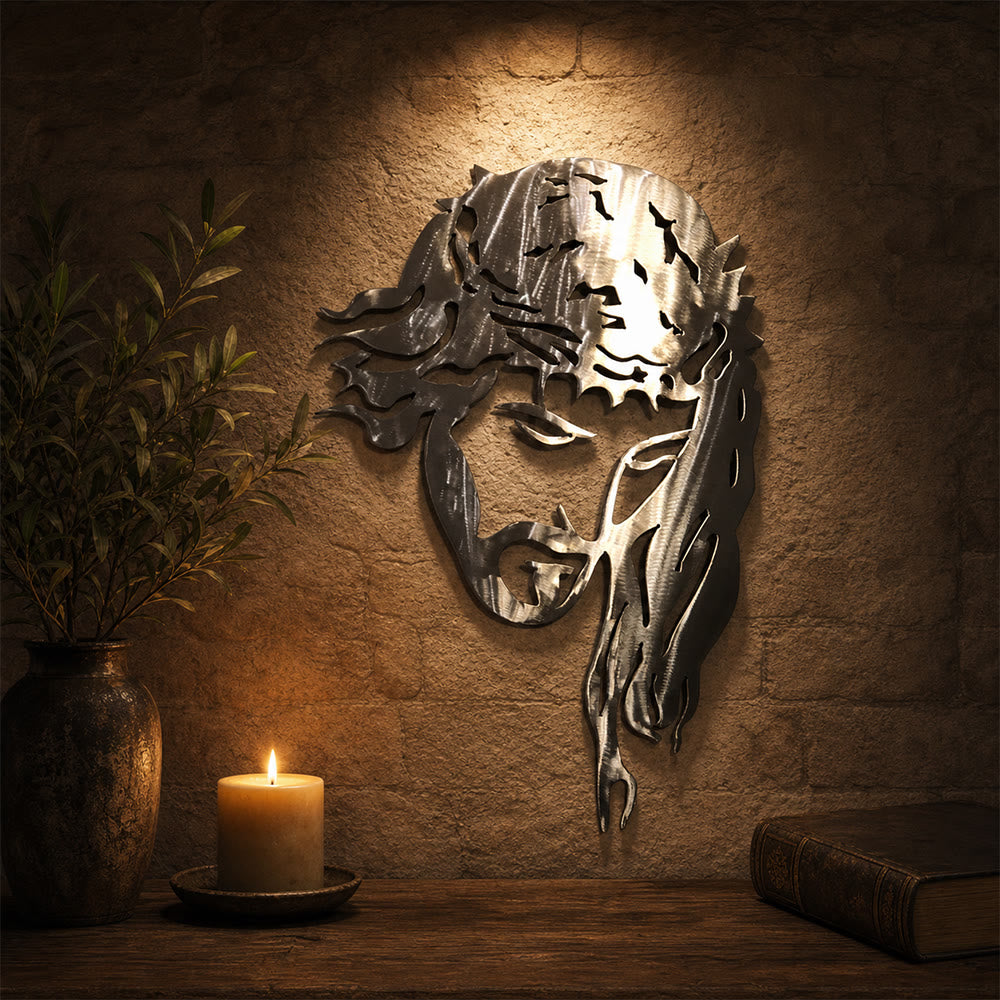 Christianartworkshop Jesus mit Dornenkrone – Wanddekoration aus Metall: Ein Symbol seines Leidens und seiner Herrlichkeit - image 1