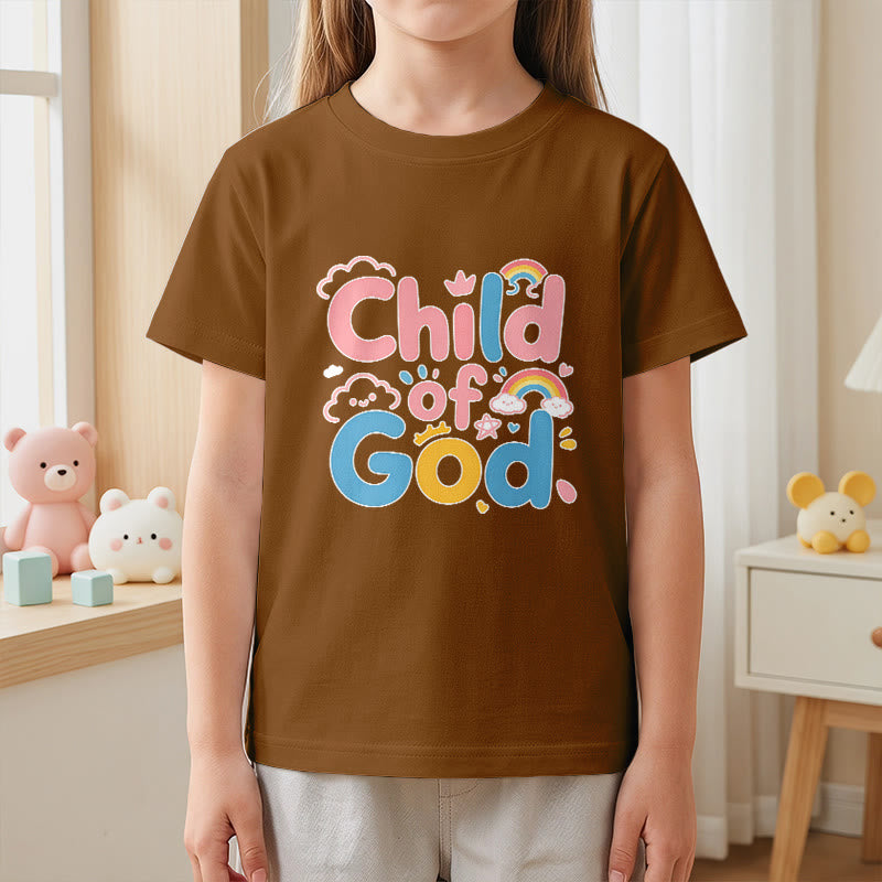 Christianartworkshop Erhebendes Kinder-T-Shirt mit Regenbogenakzenten „Kind Gottes“ - image 20