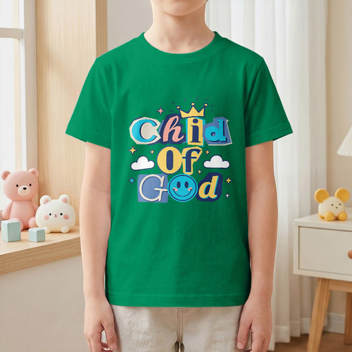 Christianartworkshop Verspieltes Kronen- und Sternenmotiv – Kinder-T-Shirt „Gotteskind“ - image 16