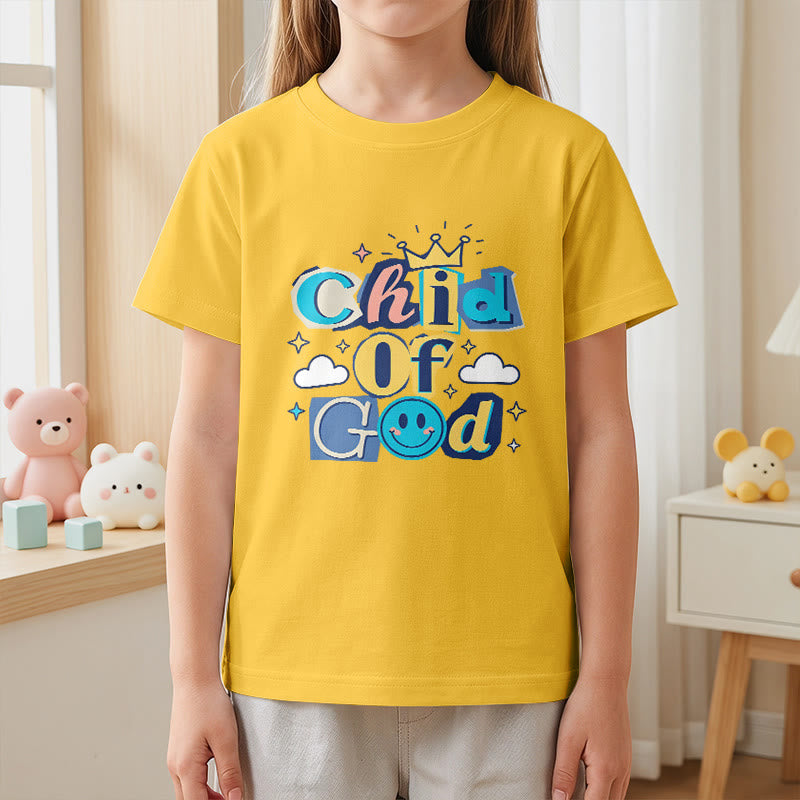 Christianartworkshop Verspieltes Kronen- und Sternenmotiv – Kinder-T-Shirt „Gotteskind“ - image 29