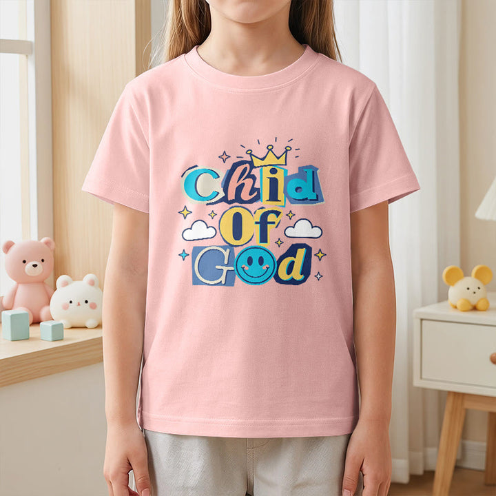 Christianartworkshop Verspieltes Kronen- und Sternenmotiv – Kinder-T-Shirt „Gotteskind“ - image 14