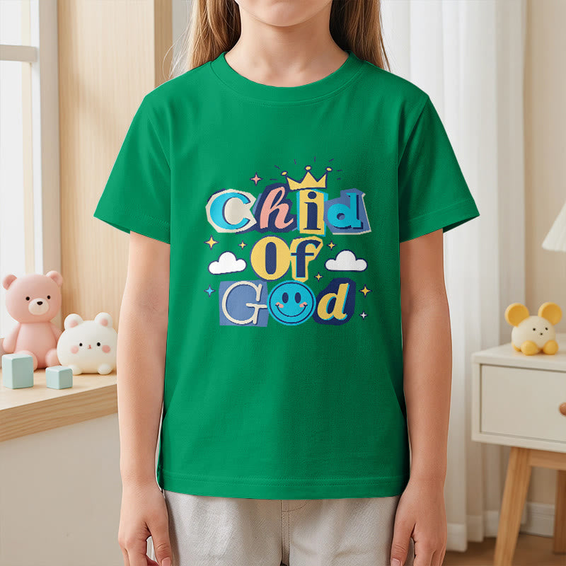 Christianartworkshop Verspieltes Kronen- und Sternenmotiv – Kinder-T-Shirt „Gotteskind“ - image 17