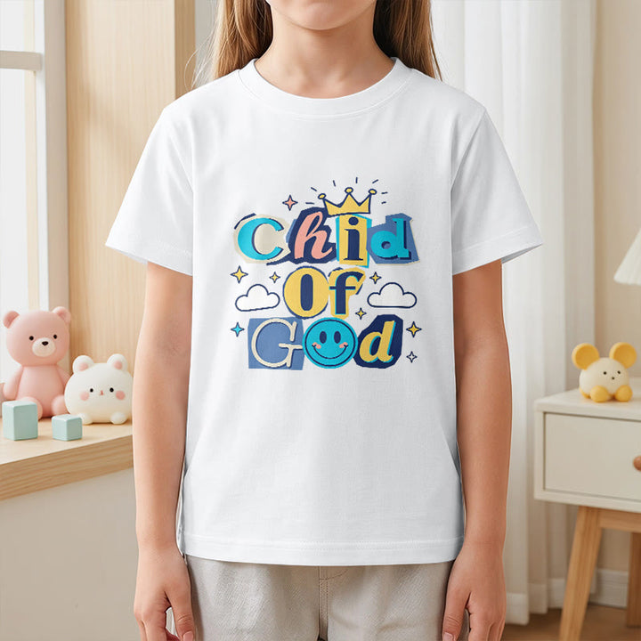 Christianartworkshop Verspieltes Kronen- und Sternenmotiv – Kinder-T-Shirt „Gotteskind“ - image 20