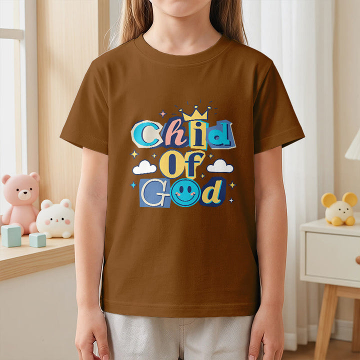 Christianartworkshop Verspieltes Kronen- und Sternenmotiv – Kinder-T-Shirt „Gotteskind“ - image 23