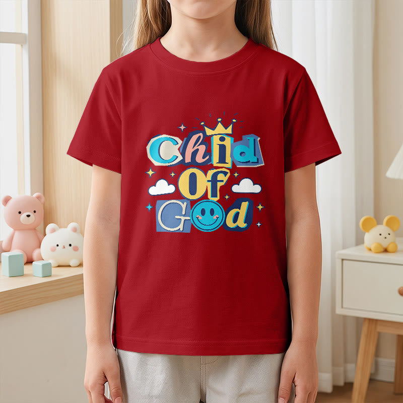 Christianartworkshop Verspieltes Kronen- und Sternenmotiv – Kinder-T-Shirt „Gotteskind“ - image 11