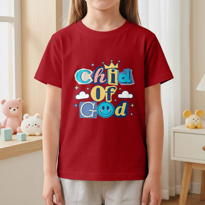 Christianartworkshop Verspieltes Kronen- und Sternenmotiv – Kinder-T-Shirt „Gotteskind“ - image 11