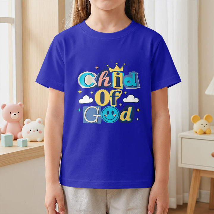 Christianartworkshop Verspieltes Kronen- und Sternenmotiv – Kinder-T-Shirt „Gotteskind“ - image 5