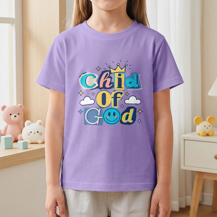 Christianartworkshop Verspieltes Kronen- und Sternenmotiv – Kinder-T-Shirt „Gotteskind“ - image 8