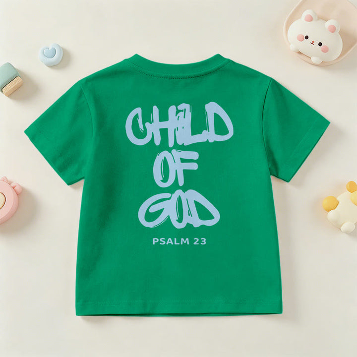 Christianartworkshop Andachts-T-Shirt mit Bibelvers „Kind Gottes“ aus Psalm 23 - image 29