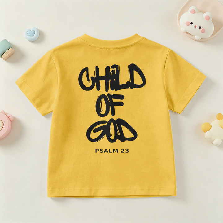 Christianartworkshop Andachts-T-Shirt mit Bibelvers „Kind Gottes“ aus Psalm 23 - image 49