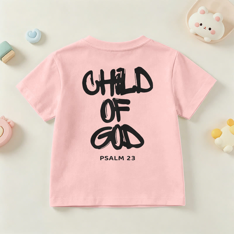 Christianartworkshop Andachts-T-Shirt mit Bibelvers „Kind Gottes“ aus Psalm 23 - image 22
