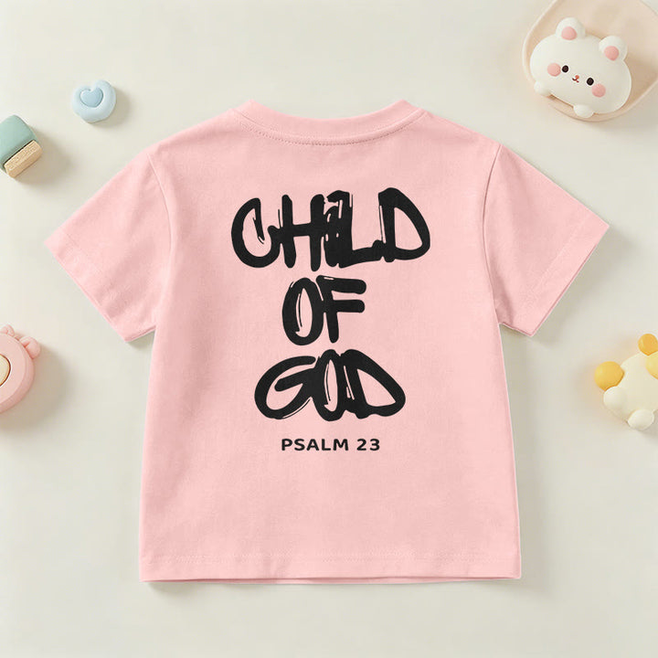 Christianartworkshop Andachts-T-Shirt mit Bibelvers „Kind Gottes“ aus Psalm 23 - image 22