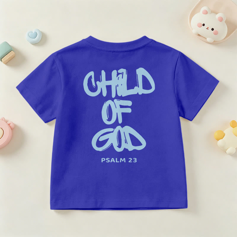 Christianartworkshop Andachts-T-Shirt mit Bibelvers „Kind Gottes“ aus Psalm 23 - image 9