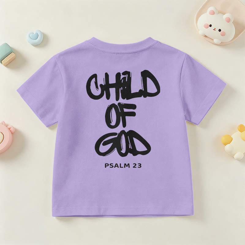 Christianartworkshop Andachts-T-Shirt mit Bibelvers „Kind Gottes“ aus Psalm 23 - image 14