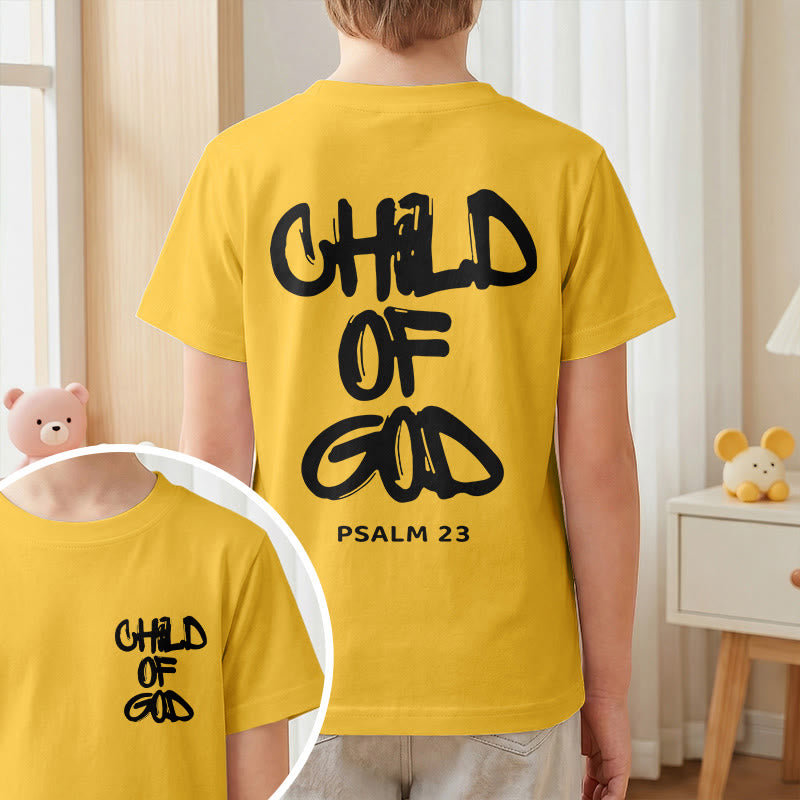 Christianartworkshop Andachts-T-Shirt mit Bibelvers „Kind Gottes“ aus Psalm 23 - image 46