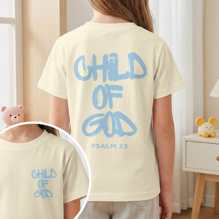 Christianartworkshop Andachts-T-Shirt mit Bibelvers „Kind Gottes“ aus Psalm 23 - image 37