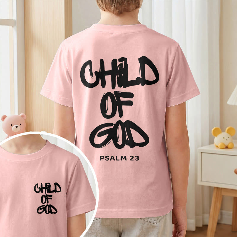 Christianartworkshop Andachts-T-Shirt mit Bibelvers „Kind Gottes“ aus Psalm 23 - image 23