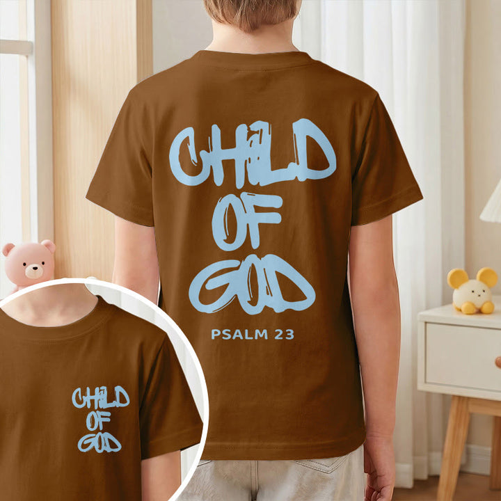 Christianartworkshop Andachts-T-Shirt mit Bibelvers „Kind Gottes“ aus Psalm 23 - image 31