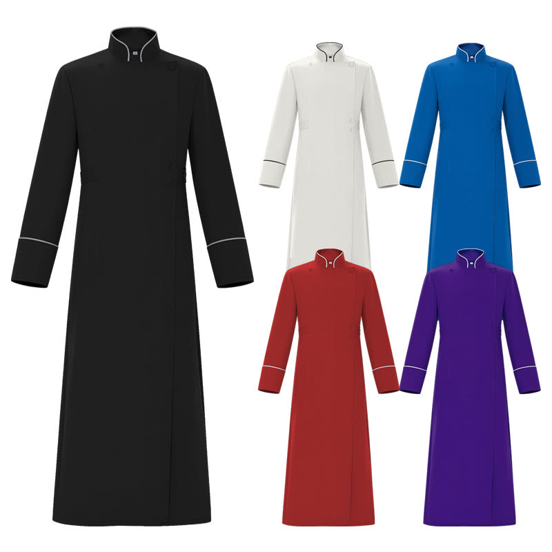 Christianartworkshop Formelle Priesterrobe: 5 Farben im langen Roben-Design - image 7