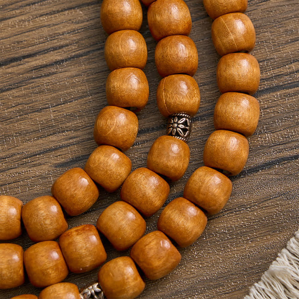 Christianartworkshop Traditioneller rustikaler Rosenkranz aus Holz, 15.05.2020, mit St.-Benedikt-Medaille und Kruzifix - image 14
