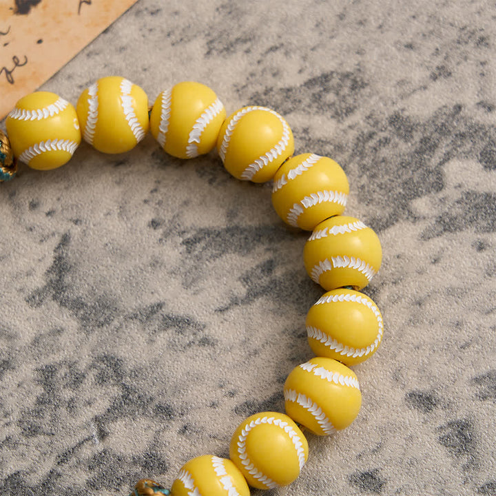 Christianartworkshop Rosenkranz im Baseball-Stil mit Herz-Jesu- und Eucharistiekreuz - image 5